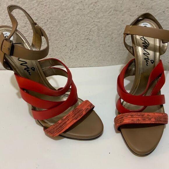 Lanvin/ Heels/ Sandals/ leather size 9 - Picture 6 of 15